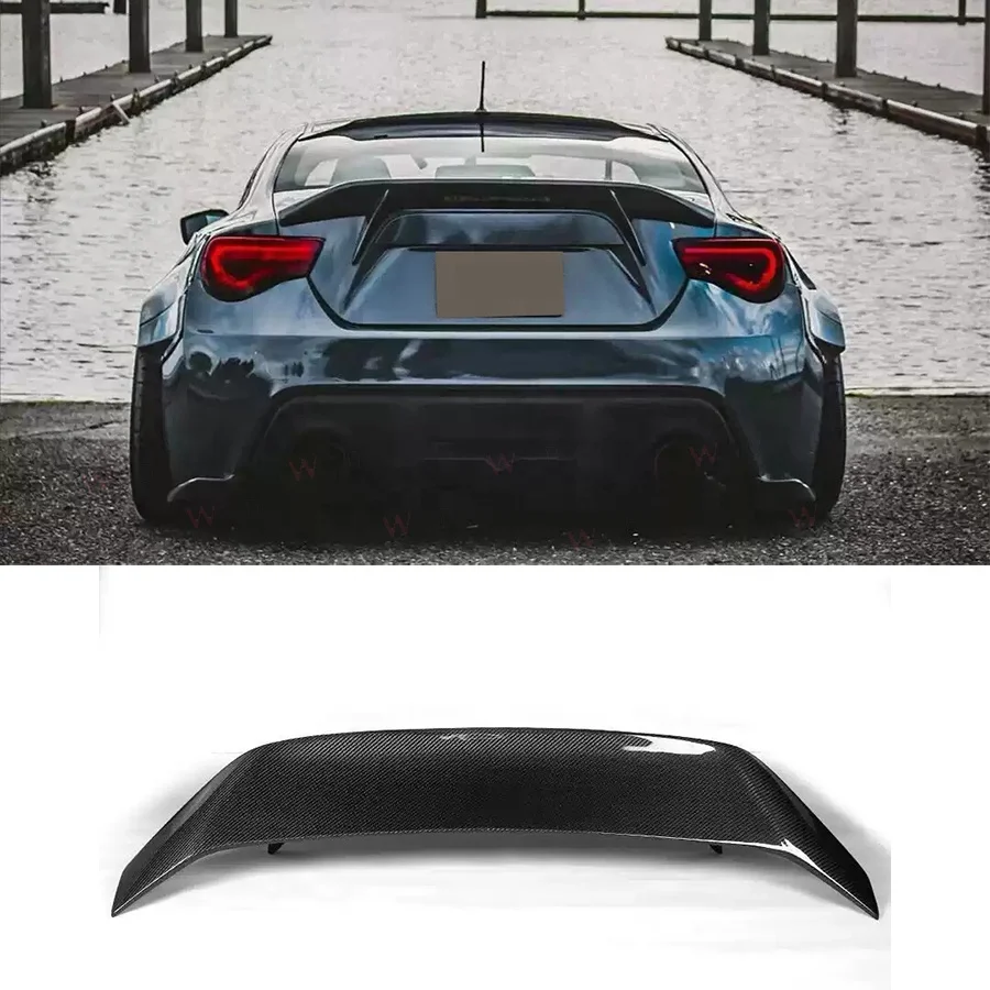 

AB Style Carbon Fiber Rear Trunk Spoiler DuckTail For Toyota GT86 Subaru BRZ Rear Spoiler Bodykit