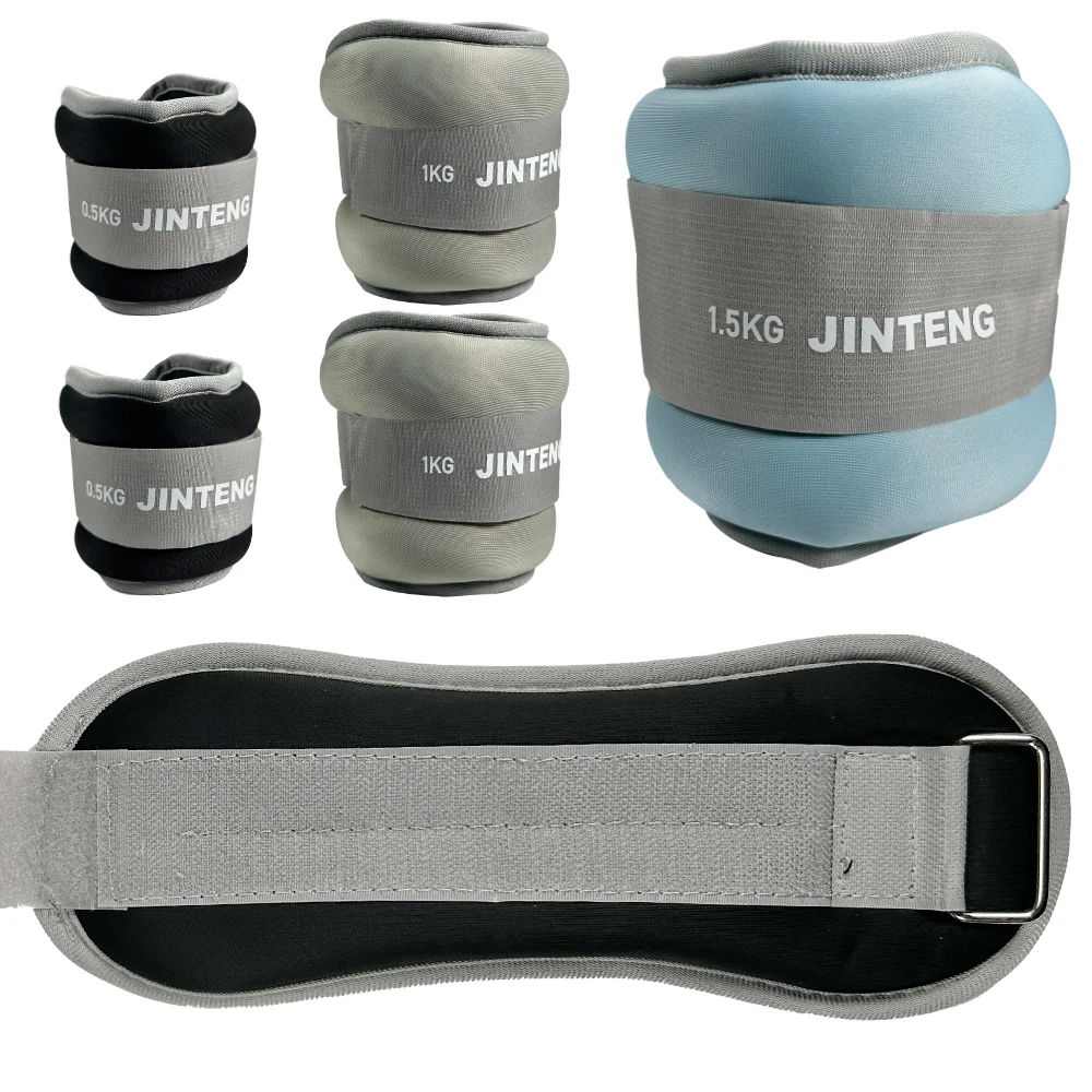 1 Paar Handgelenk- und Knöchelgewichte - 1kg/2,2LBS, 2kg/4,4LBS, 3kg/6,6LBS Krafttraining Handgelenk-/Bein-/Armgewichte mit Verstellbarem Gurt