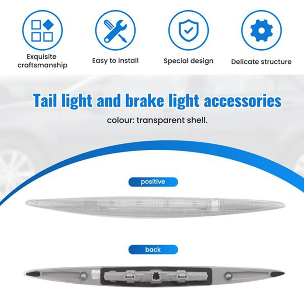 ضوء الفرامل WFF 3Rd، مصباح إيقاف المصابيح الخلفية الخلفية لـ 2012 2013 2014 2015 2016 غلاف شفاف #5