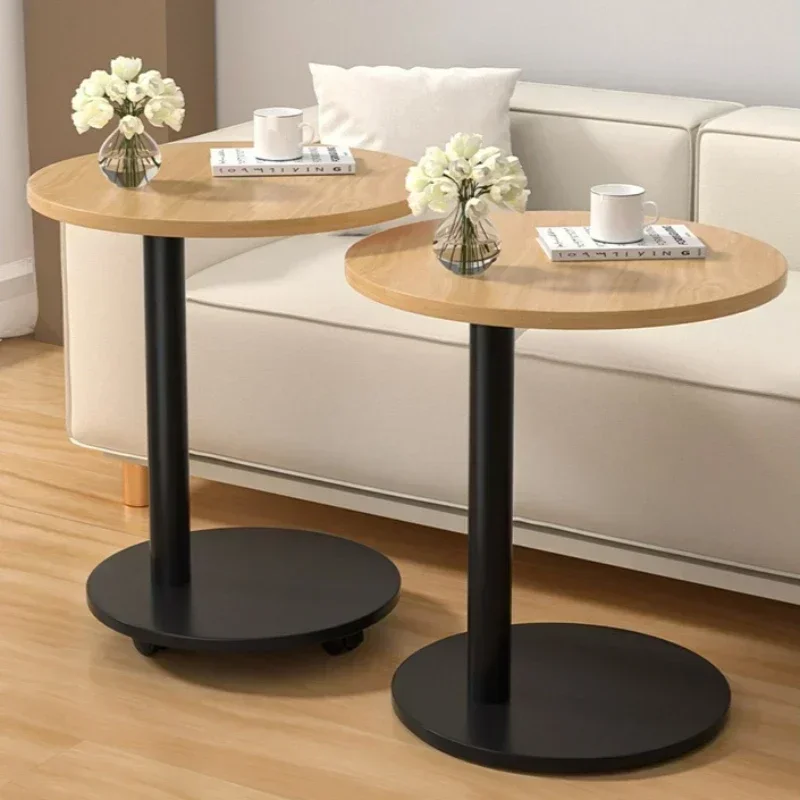 New model Internet Celebrity Living Room Sofa Side Several Bedside Side Cabinets Removable Storage Balcony Small Round Table