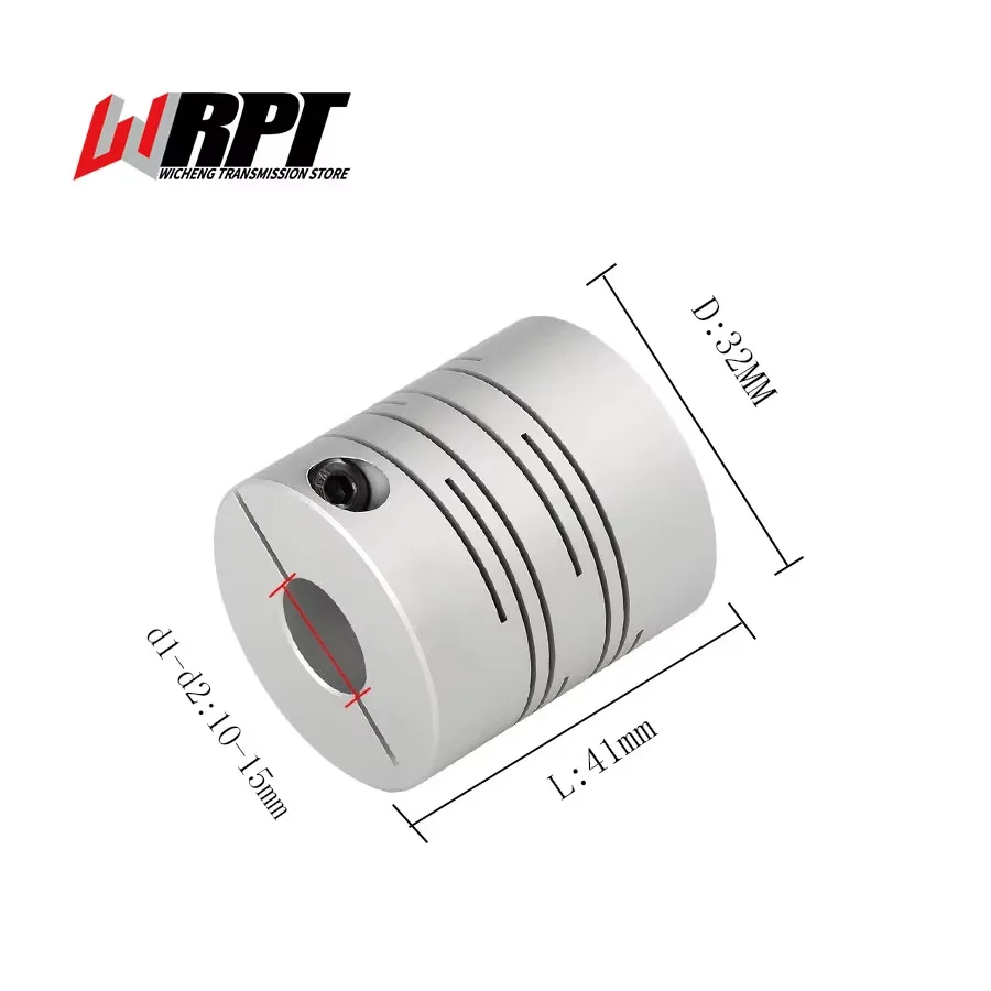 

CIC Aluminum Alloy Parallel Wire Coupling Clamping Groove Coupling Flexible Coupling CIC-32X41