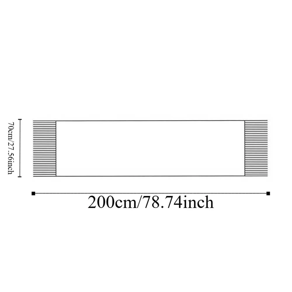 Large Polyester Classic Wool Scarf Soft Windproof Solid Color Shawl Warmer Korean Style Long Neckscarf with Tassel Couple