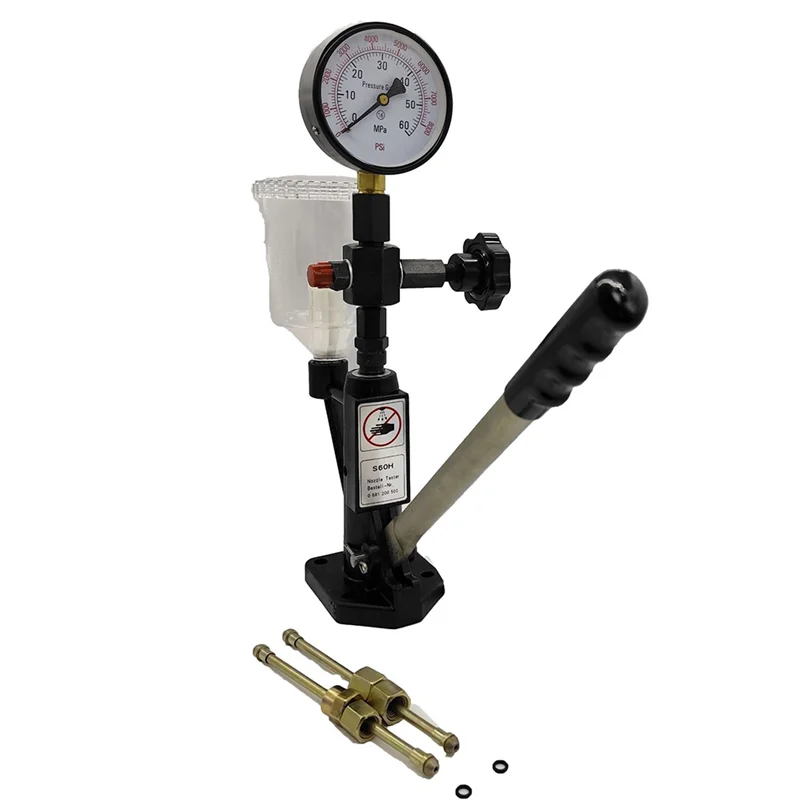 

-A89Z S60H Injector Nozzle Tester 0-60MPA Oil Pump Injector Nozzle Checker Injector Nozzle Detector