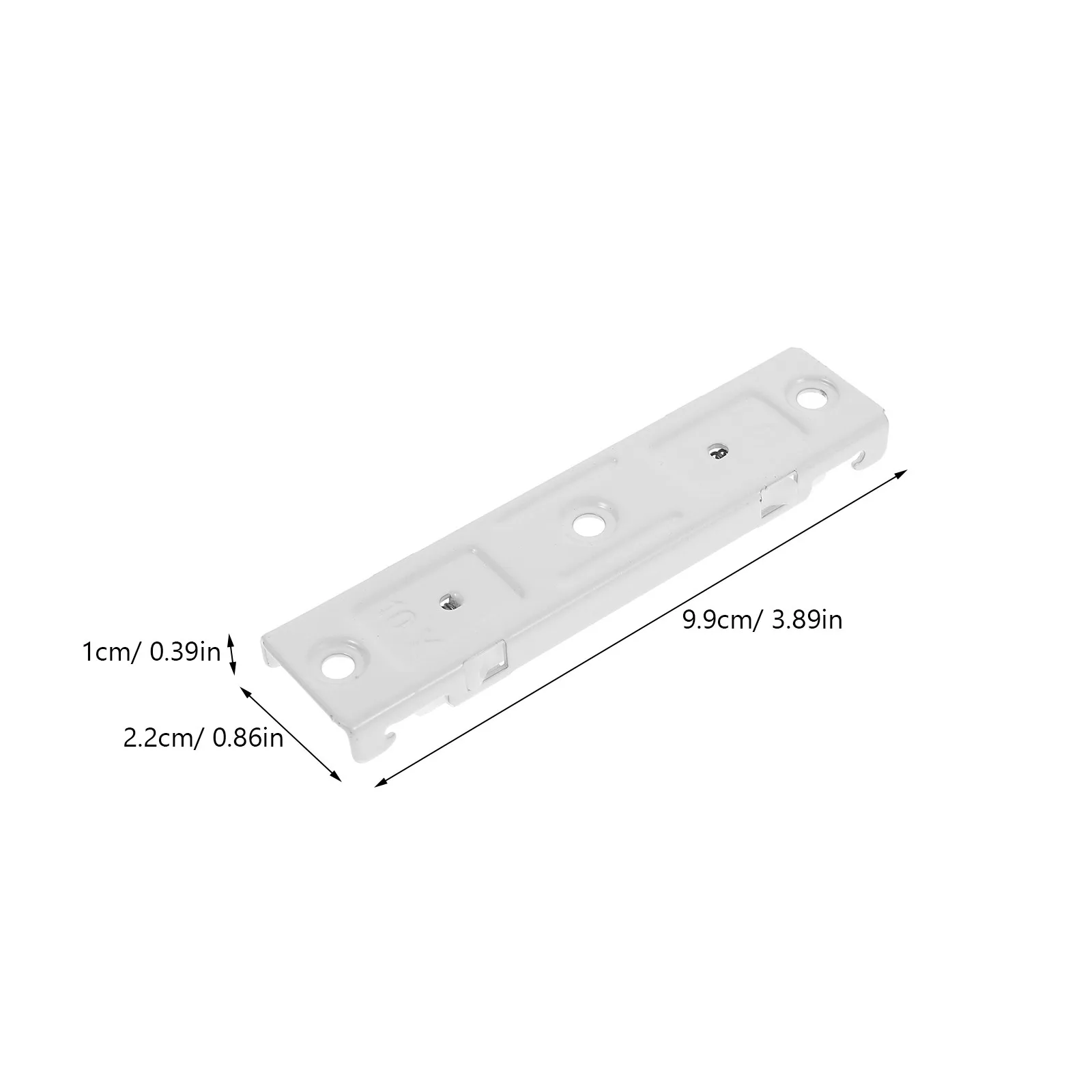 6Pcs Stainless Steel Curtain Track Ceiling Mounted Brackets Heavy Duty Double Track Connectors for Curtains Room Divider Systems