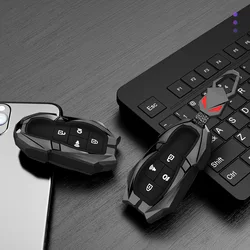 Zinc Alloy Car key Fob Protect Case Shell Set for BAIC MOTOR for Beijing BJ30 BJ40 BJ80 Smart 4 Button Remote Holder Accessories