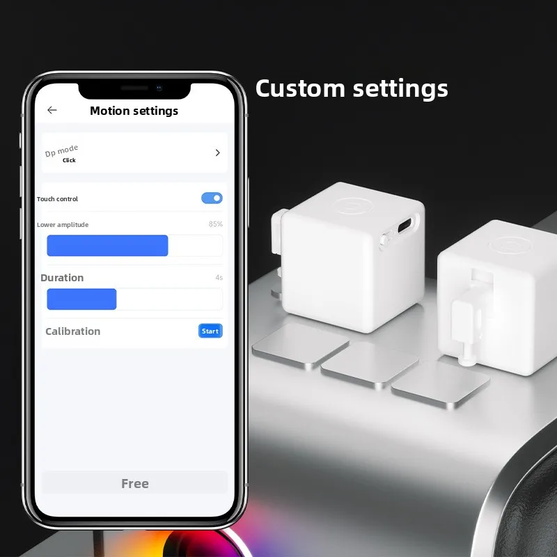 Bluetooth Smart Switch Compatible with Mijia App & Xiaomi Speaker Voice Control Finger Robot Pro