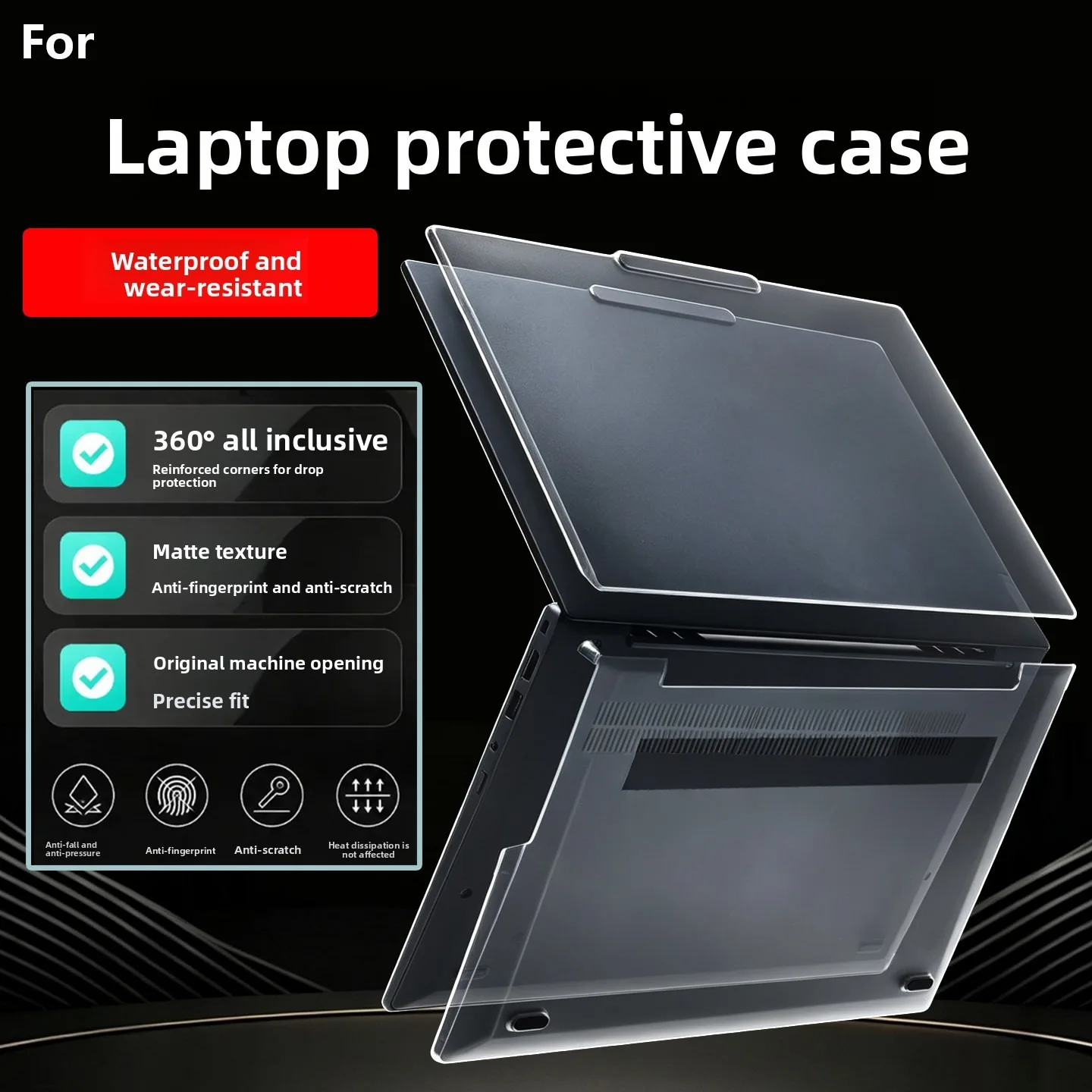 Anti-falling protective case for Lenovo ThinkPad X1 Carbon Gen13/12 computer protective case X14 Gen1 shell screen keyboard