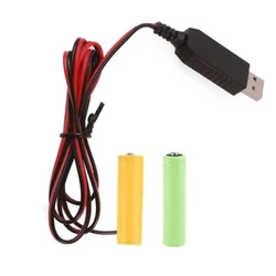 USB to LR6 AA Eliminators Power Cable USB5V2A to 3V1A Dropship