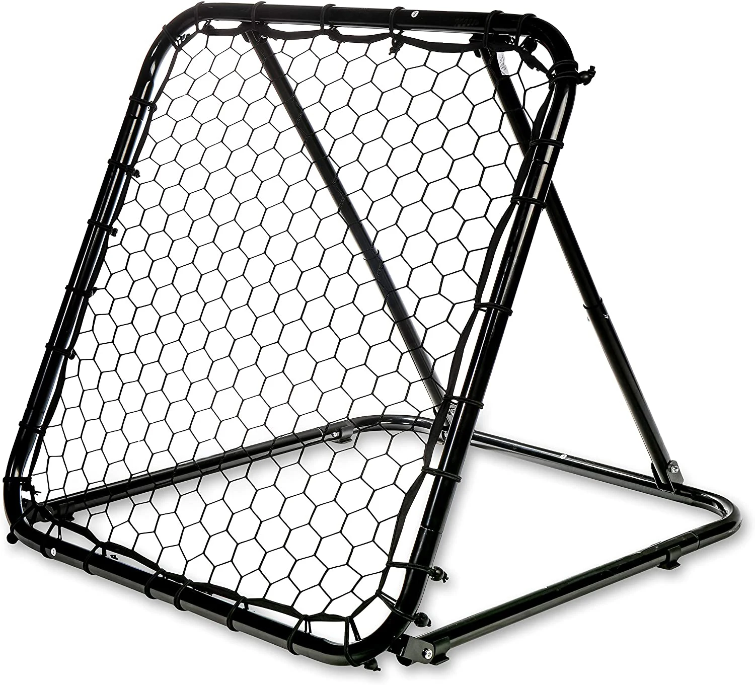 Customization   Portable Football Training Net Durable Adjustable Spring Loaded Soccer Rebounder Cast Iron Frame Suitable for Ad