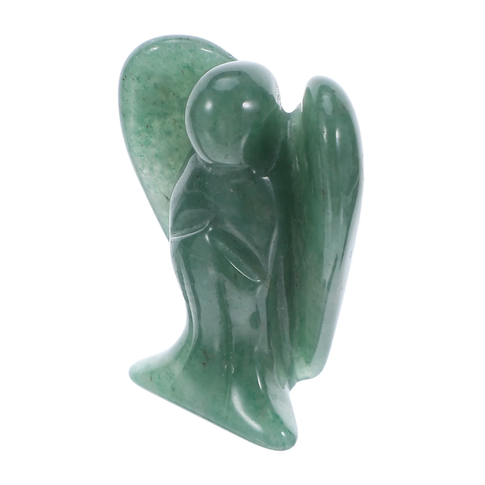 

Crystal Hand-Carved Polished Crystal Stone Mini Statue Home Office Decor Guardian Ornament Peace Positive Energy