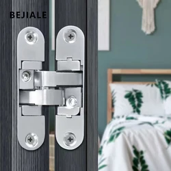 Hidden Cross Hinge Invisible Door Hinge Three-dimensional Adjustable 180-degree Flat Folding Door Hidden Wooden Door Hinge