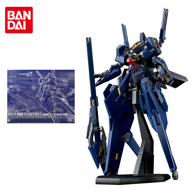 Bandai Gundam Model Kit Anime Figure PB Limited HGUC RX-124 TR6 Hyzenthlay 2 Genuine Gunpla Action Toy Figure Toys for Children