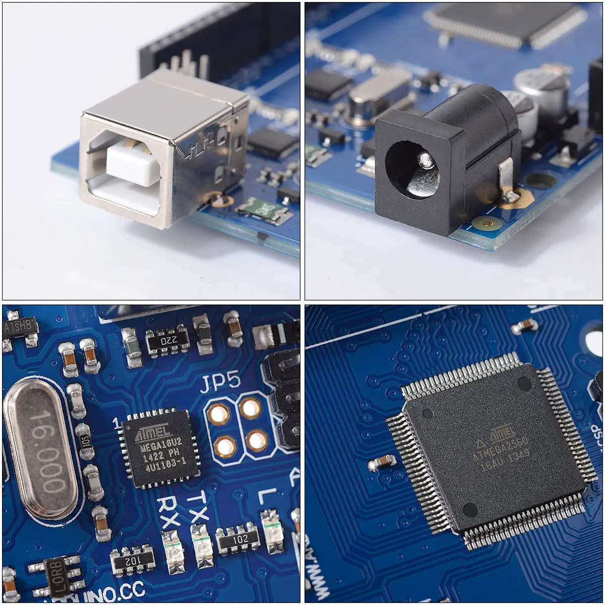 Placa de desarrollo oficial MEGA2560 R3 ATMEGA16U2 ATMEGA2560 CH340G