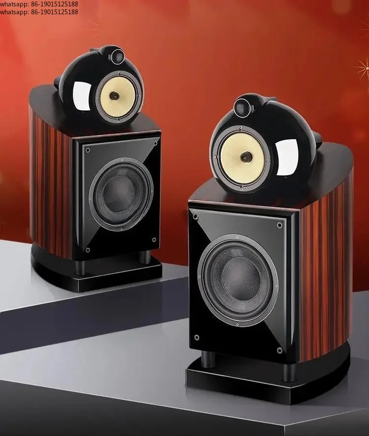 DM8 Passive Hifi Speaker, Audiophile Audio High Fidelity Three-way Frequency Bookshelf Box