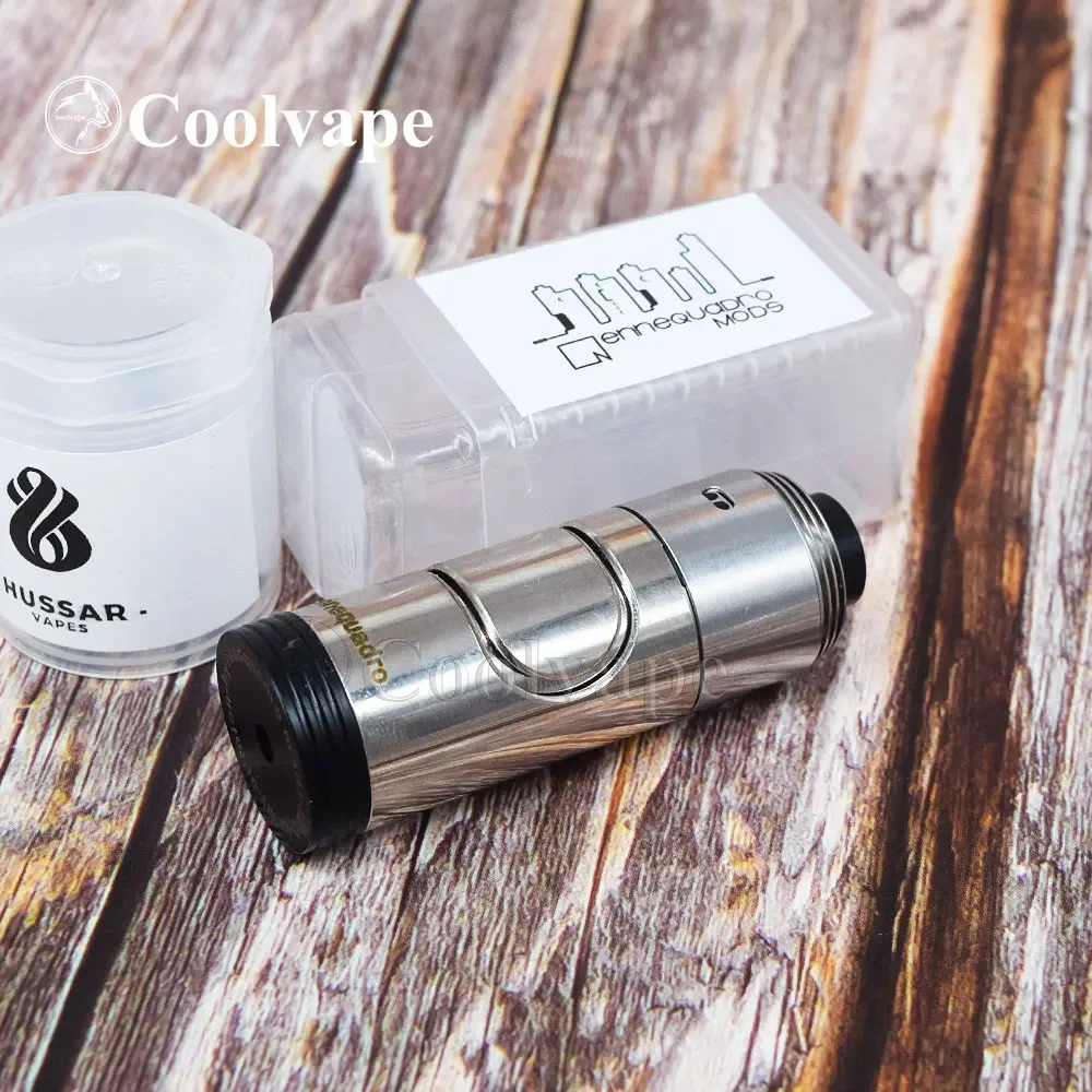 Coolvape Эннеквадро мод с Hussar 2.0 RDA подходит для батареи 18350 22 мм 316ss механический vape vs hellfire v6 комплект HAKU VENNA V2 RDA