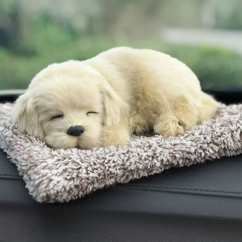 

Simulated Dog Car Accessories Central Control Trolley Interior Decorations on Board Decorations on Board