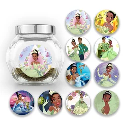 Disney The Princess and The Frog Cartoon Round adesivi impermeabili etichette Festival Party bambini giocattoli fai da te insegnante premio Suppile