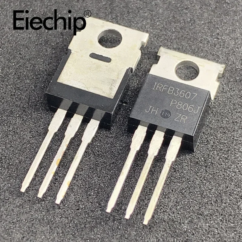 MOSFET 5CPS IRFB3607 75V 80A TO-220 IC nuovo e originale