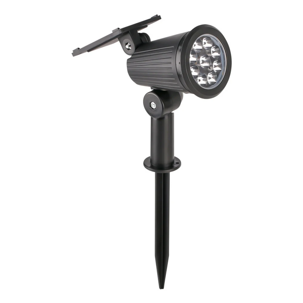 9 LED Solar SpotLights Outdoor Solar Landscape Lights IP65 Waterproof Brightness Adjustable for Garden Yard Color Light-A21I