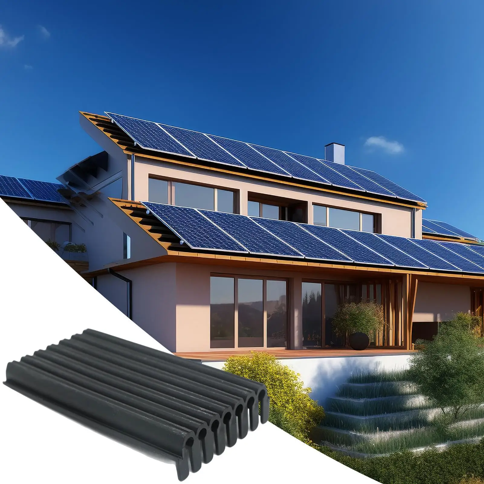 Solar Roof Entry Housing Photovoltaic Cable Entry Waterproof Organizer Solar Panel Installation Accessories For Shed Office