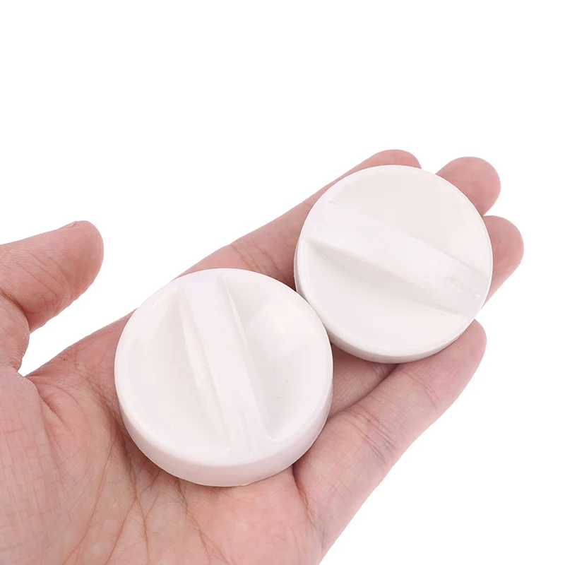 1Pc Universal White Microwave Oven Rotary Knob Plastic Spool Rotary Knob Timer Control Switch D-shaped | Cross hole