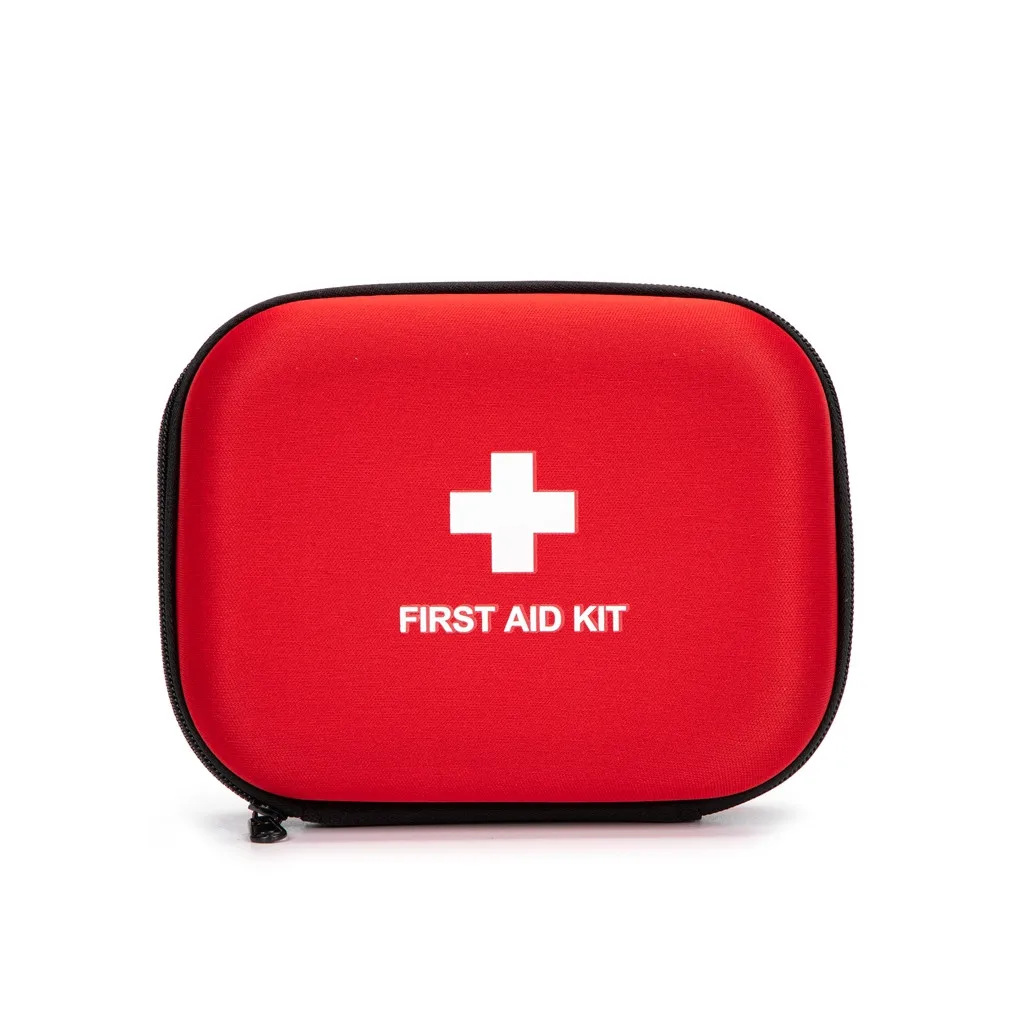 

First Aid Hard Case Empty First Aid Hard Shell Case First Aid EVA Hard Red Medical Bag for Home Health Emergency First Responder