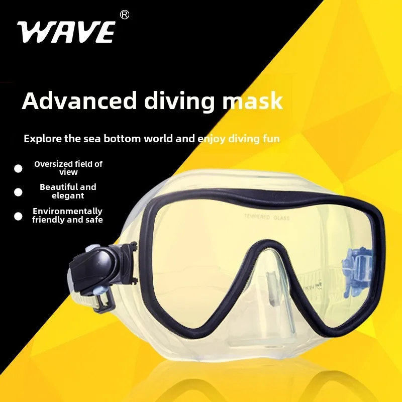 

Professional Swimming Goggles, Three-in-One Anti-Fog Mask, Men's Snorkeling Equipment, with a Large Field of Vision and Large Fr