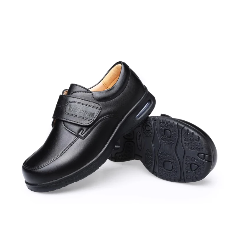 Comfortable Shoe Children Boy School Shoes Shoes for Boys Campus Middle School Student Male Flat Black British Style Light Kids