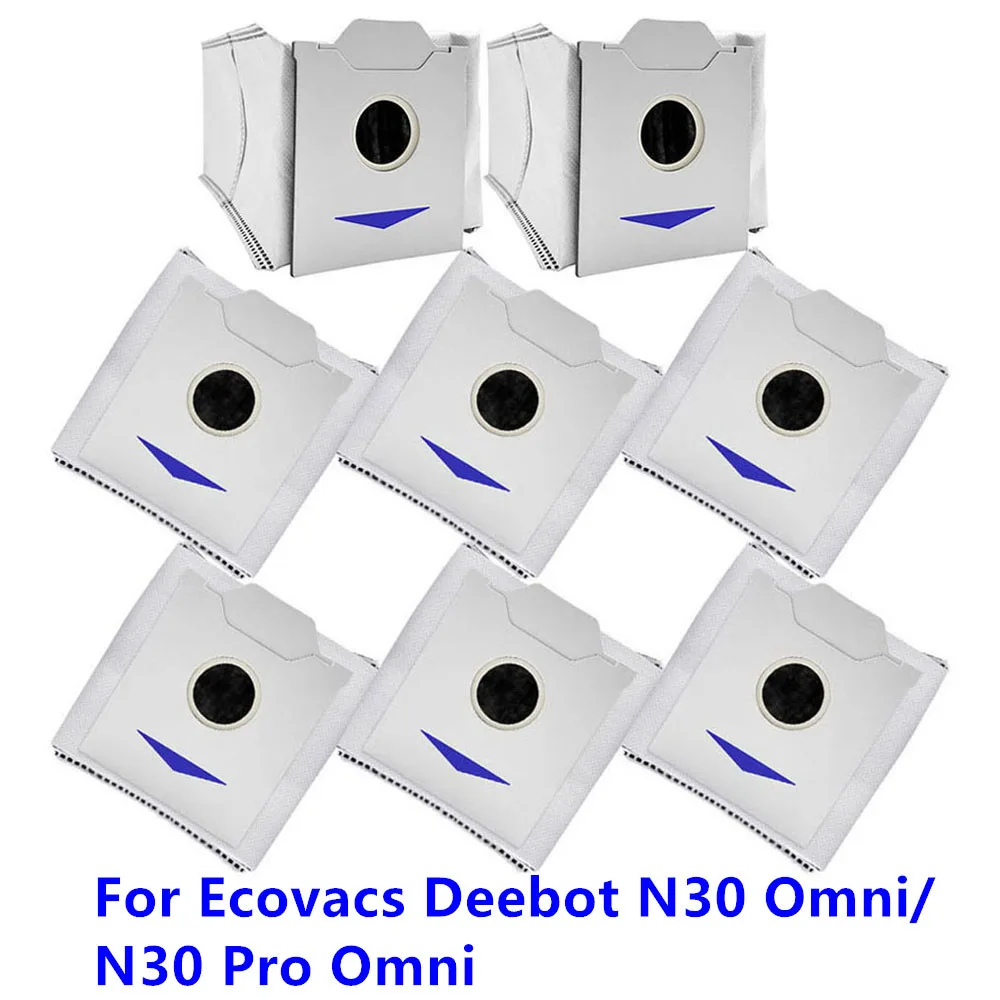 8pcs שקית אשפה שקית אבק אקו-acs deebot n30 omni/n30 pro רובוט שואב אבק