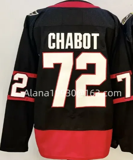 2025 Custom New Style Jersey Brady Tkachuk Thomas Chabot Tim Stutzle Jerseys