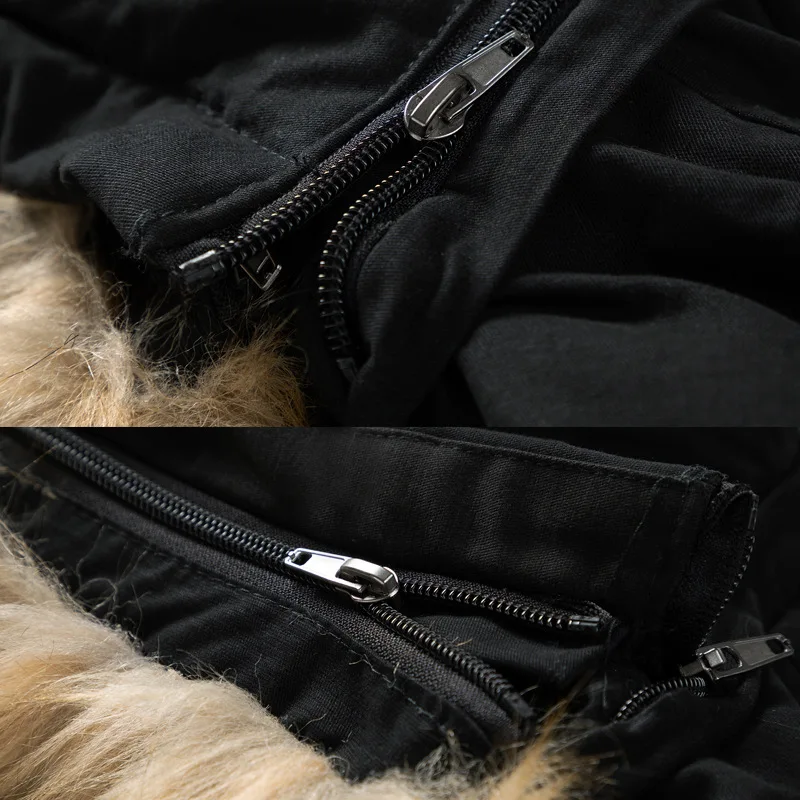 Autunno Inverno Uomo Long Waed Fce Foderato Casual Jaet Capispalla Comodo cotone Du piumino Chiusura con cerniera C...