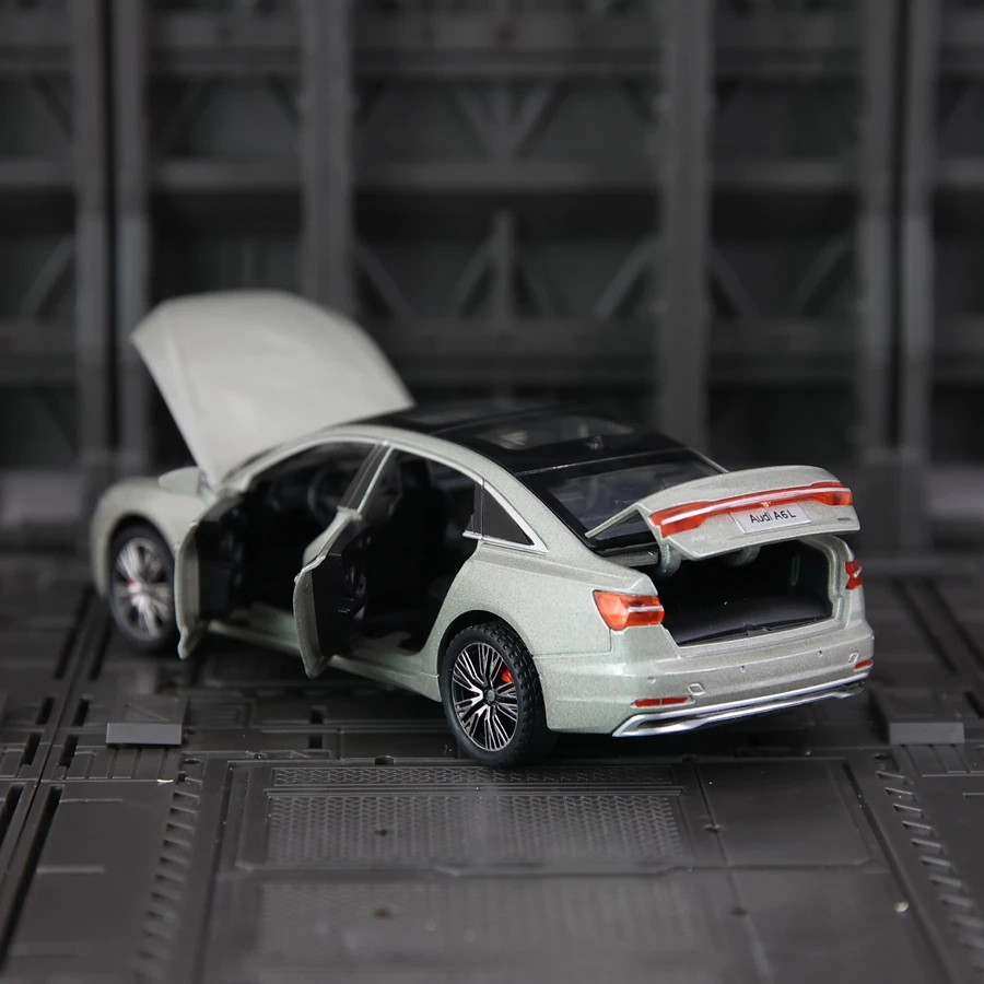 1:32 Nissan GTR35 modelo de carreras de aleación, puertas y capó de motor, el maletero se puede abrir tiene funciones de sonido y iluminación simuladas