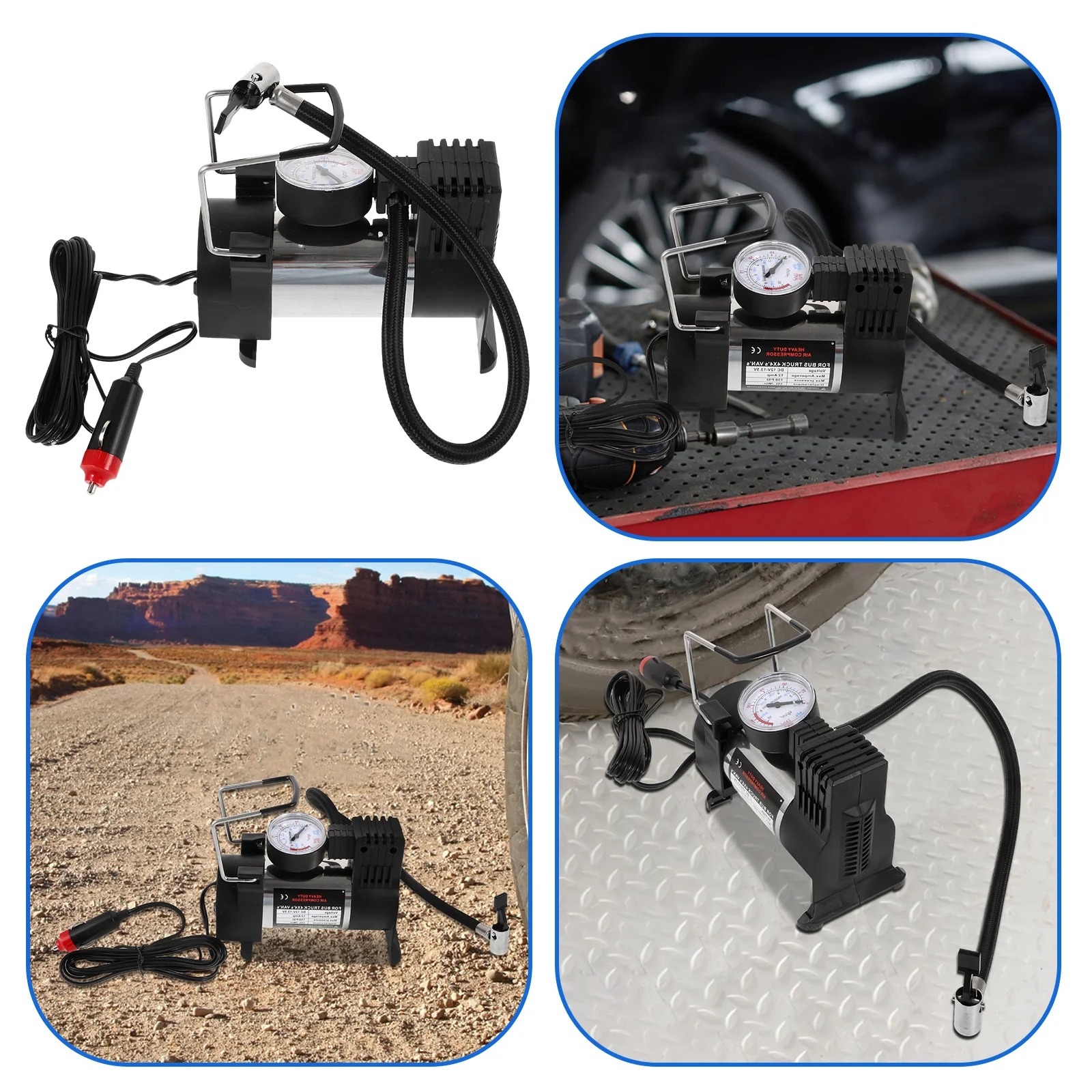 

Car Air Pump Electric Compressor Portable for Tire Inflator Compressors Pumps Tires Tyre