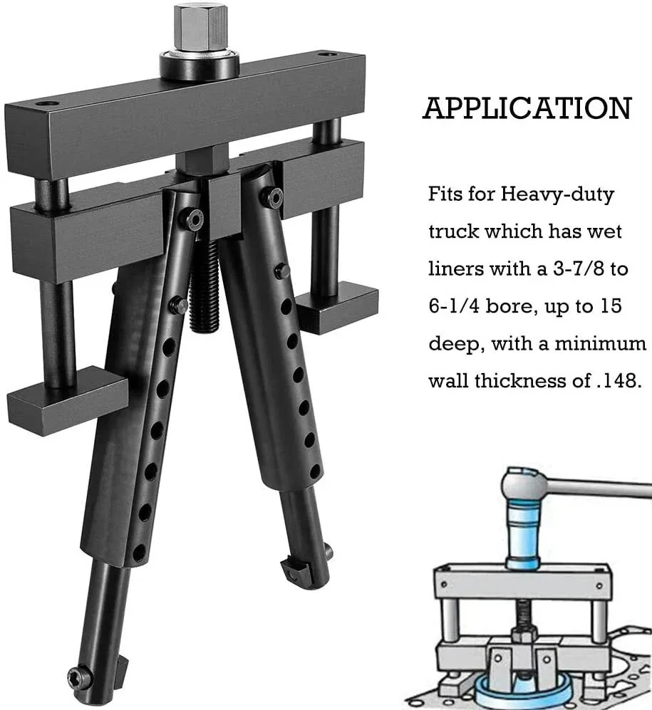 Universal Liner Puller Cummins CAT Detroit Mack PT-6400-C M50010-B 3376015 FJ-C-016 Alt