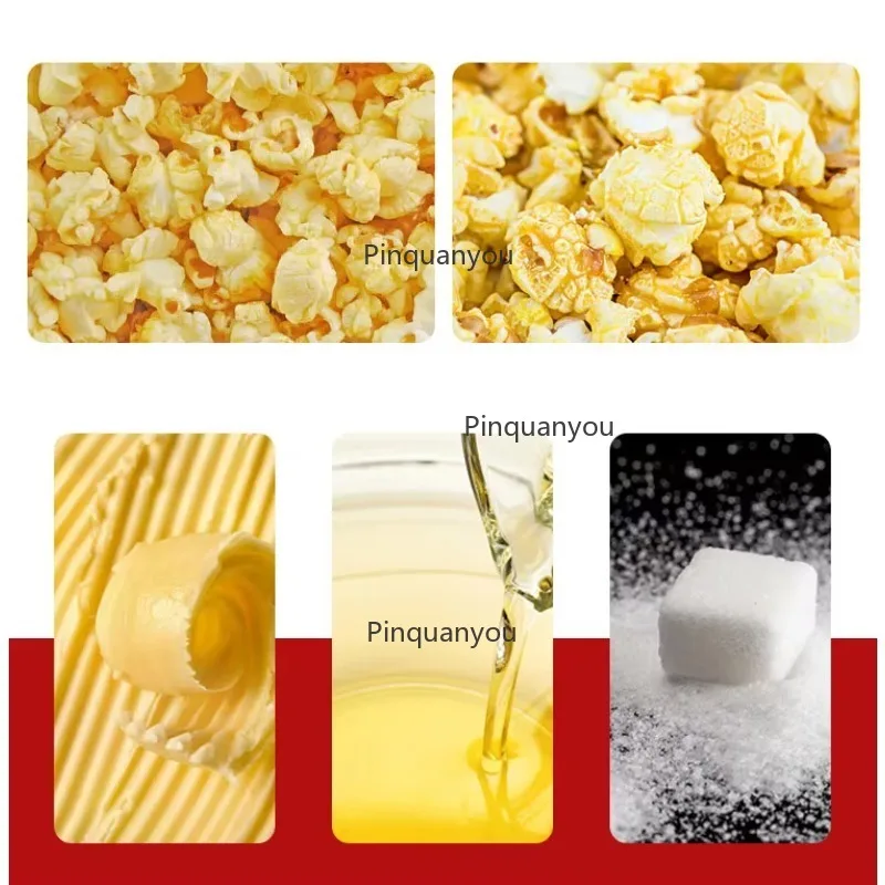 Automatic Popcorn Machine for Home or Commercial Use, Mini Popcorn Machine, Snack Machine, on Sale
