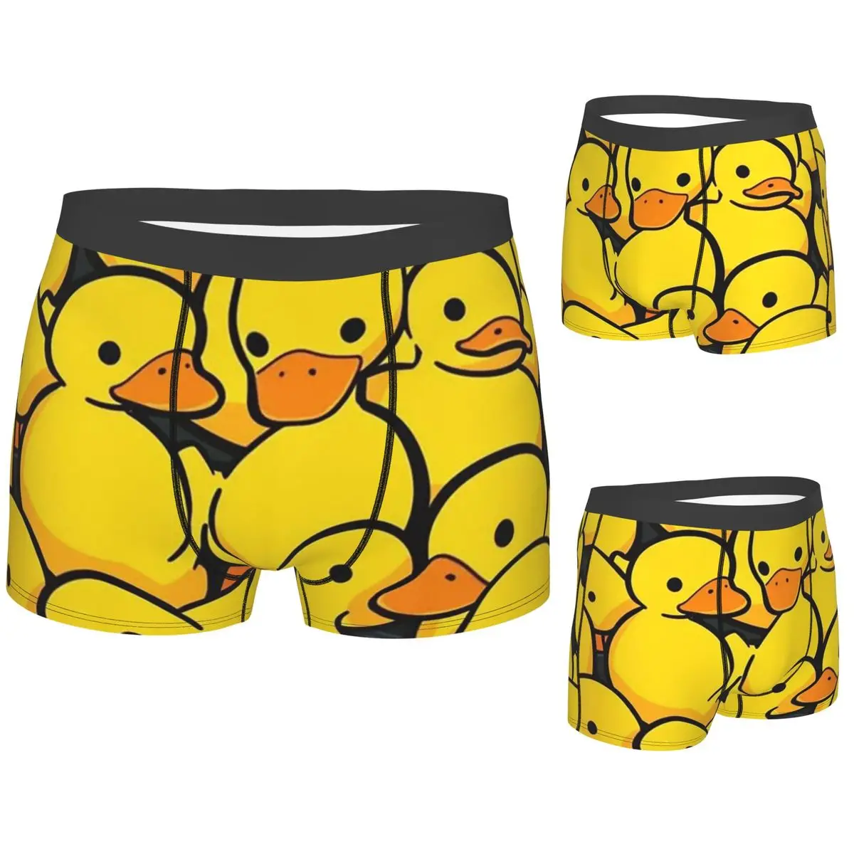 

Boxer Underpants Shorts Cute Duck Cartoon Panties Male Breathable Underwear for Homme Man Boyfriend Gifts