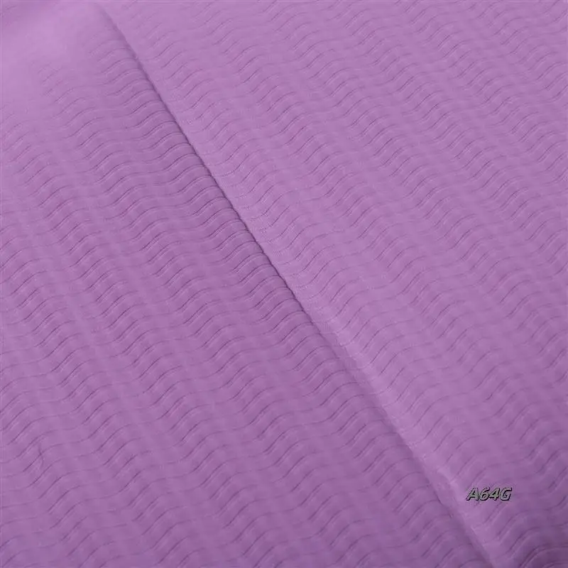 

2X Foldable Yoga Mat Folding Travel Fitness Exercise Mat Double Sided Non-Slip For Yoga Pilates & Floor Workouts Purple