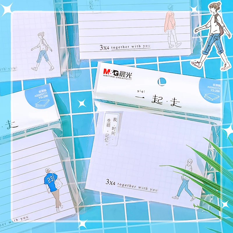 Back to school supplies stationery offices accessories Notepad for Notebook Bookmarks Scratch paper sticky notes index memo pads