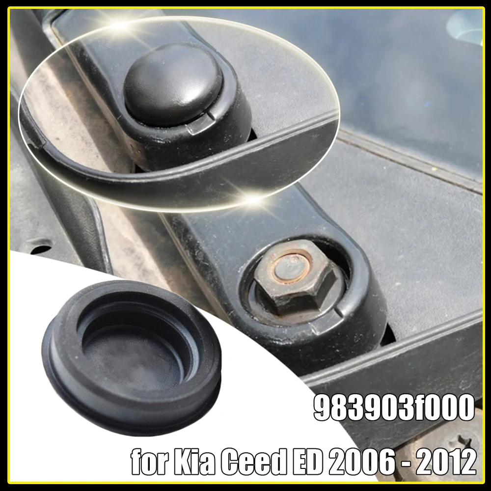 

1pc Car Windshield Wiper Arm Bolt Cover Car Front Wiper Arm Cap Car Rocker Waterproof Cover for Kia Ceed ED 2006-2012 983903f000