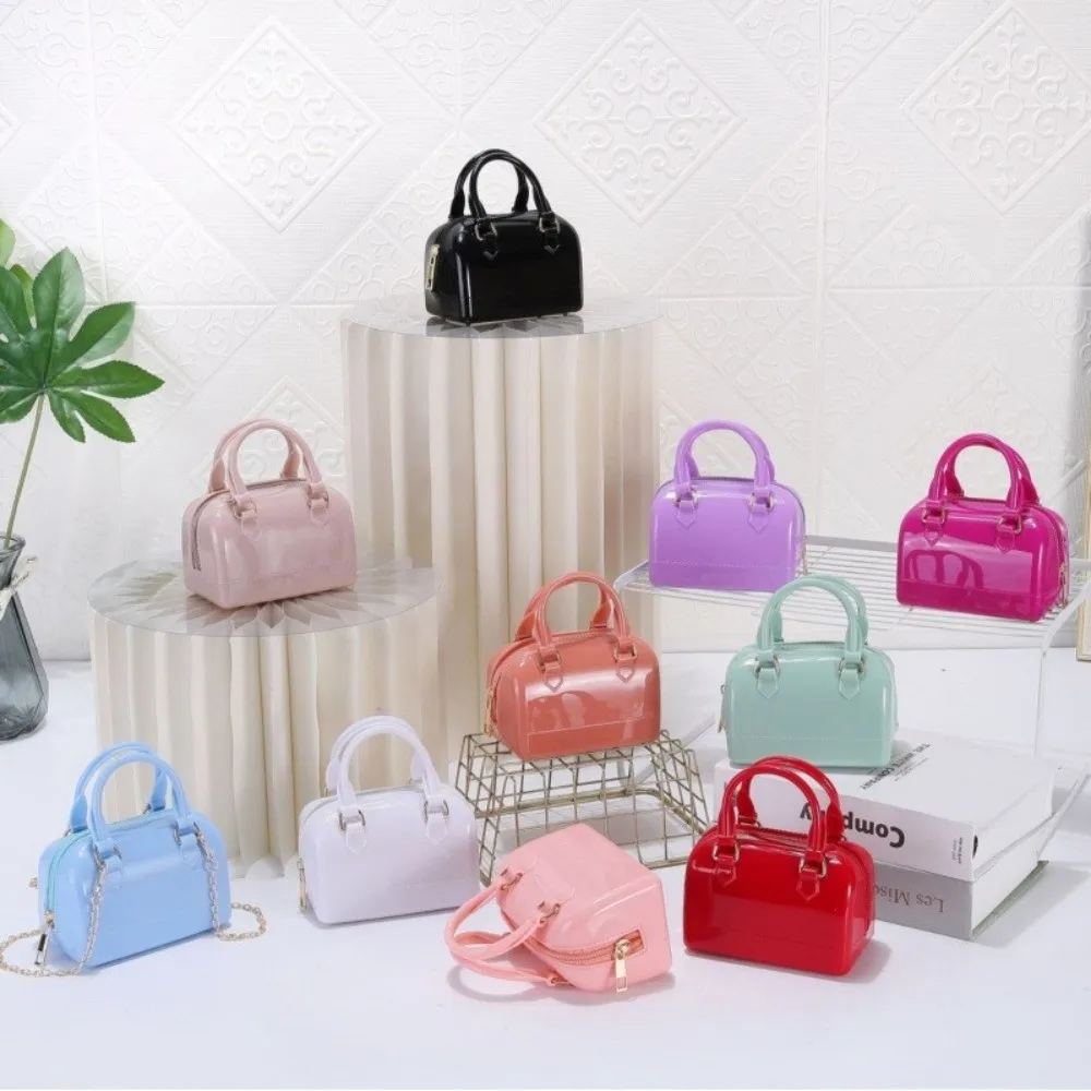 Trendige, geräumige Damenhandtasche, niedliche einfarbige Unterarmtasche, vielseitige kissenförmige Mini-Umhängetasche für Damen