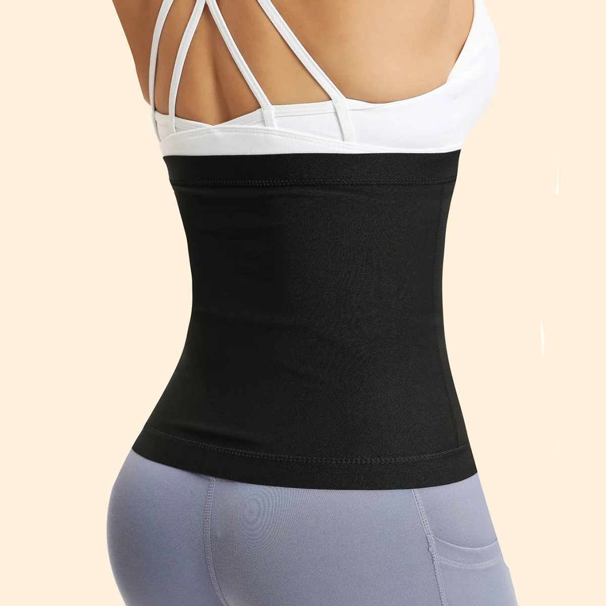 Ladies Waist Trainer Body Shaping Sauna Belt Waist Trimmer, Ladies Sauna Belt, Fitness Training Belt, Tight Sweat Belt image 4