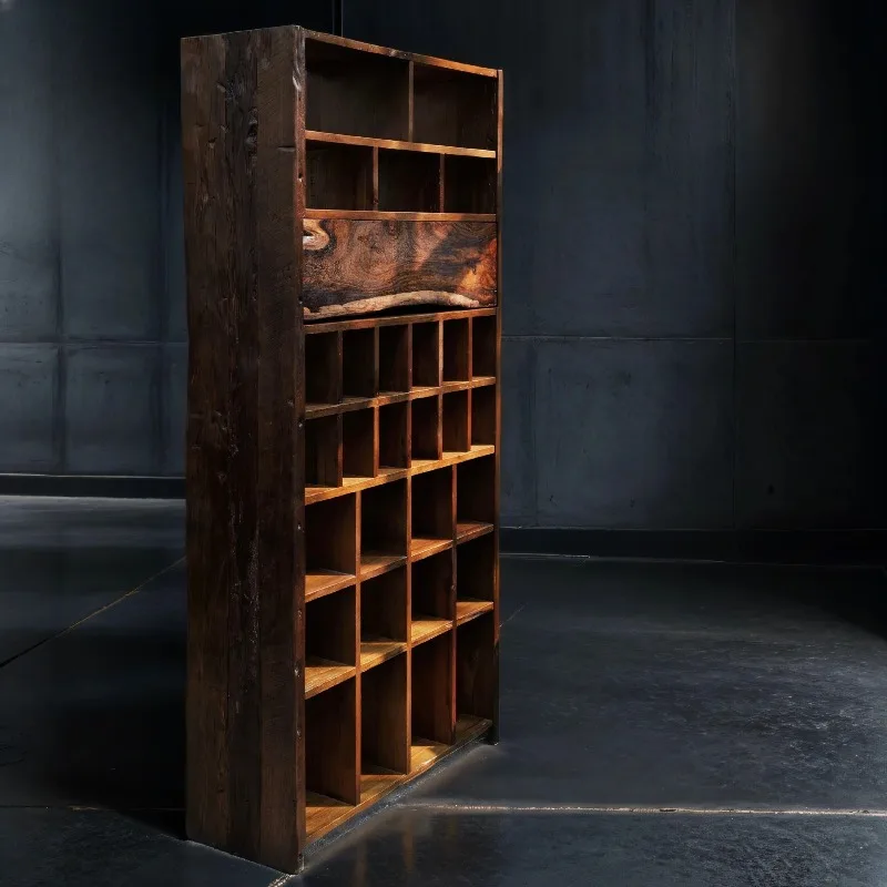 Bogu frame solid wood unique conformal panel display stand