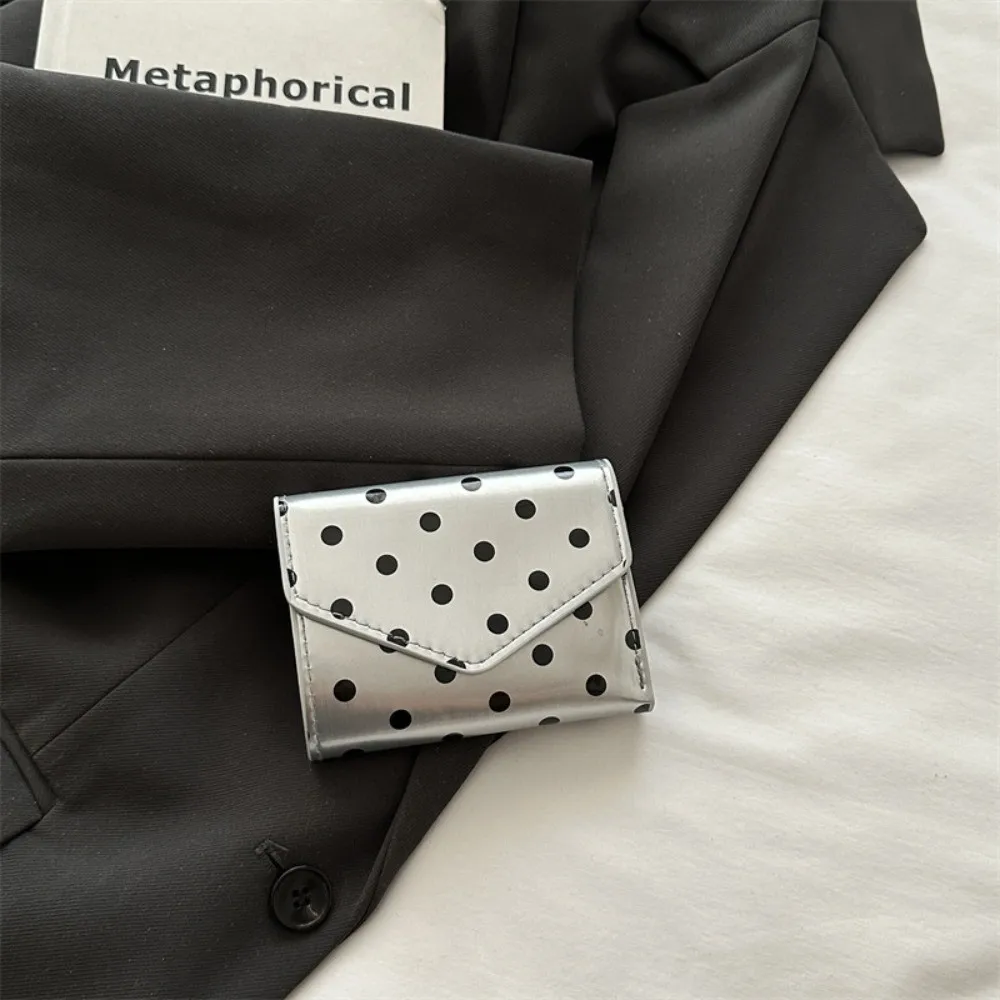 Fashion Polka Dot Pattern Polka Dot Wallet Wear Resistant Korean Style Coin Purse Smooth Surface Clutch Purse Women's Wallet