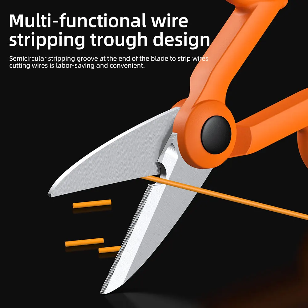 

SAIXIAN Fiber Optic Tool Aramid Scissors Fibre Stripping Scissors Optical Fiber Hand Tool