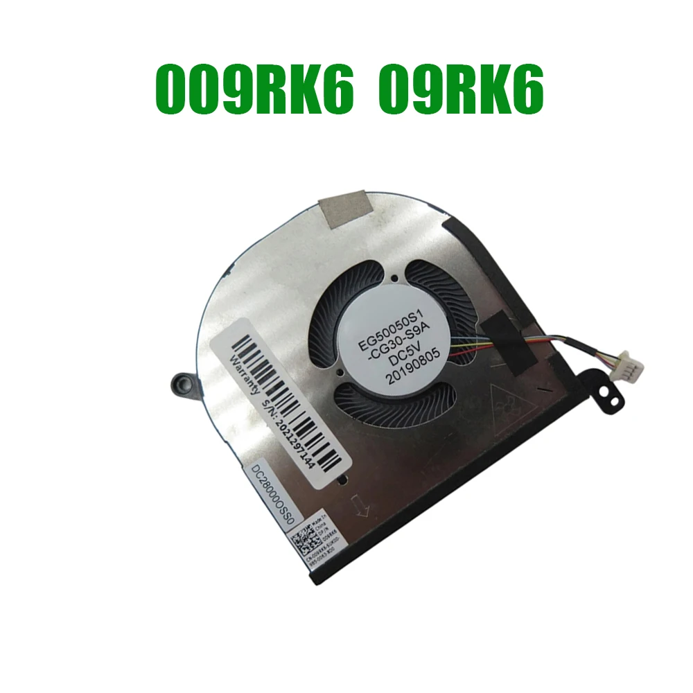 For DELL For XPS 15 9500 DC28000OSSL 009RK6 09RK6 EG50050S1-CG30-S9A DC5V 0.38A Laptop GPU Fan