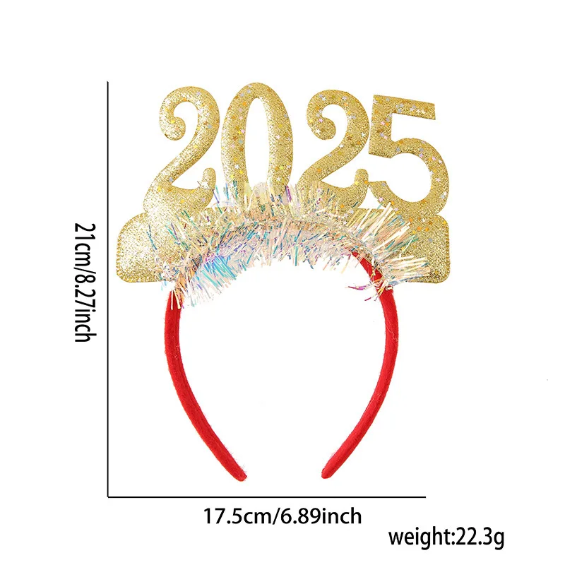KLASSNUM 2025 새해 장식 안경, 크리스마스 장식, 새해 파티 사진 소품, 어린이 선물, 안경 프레임, 도매