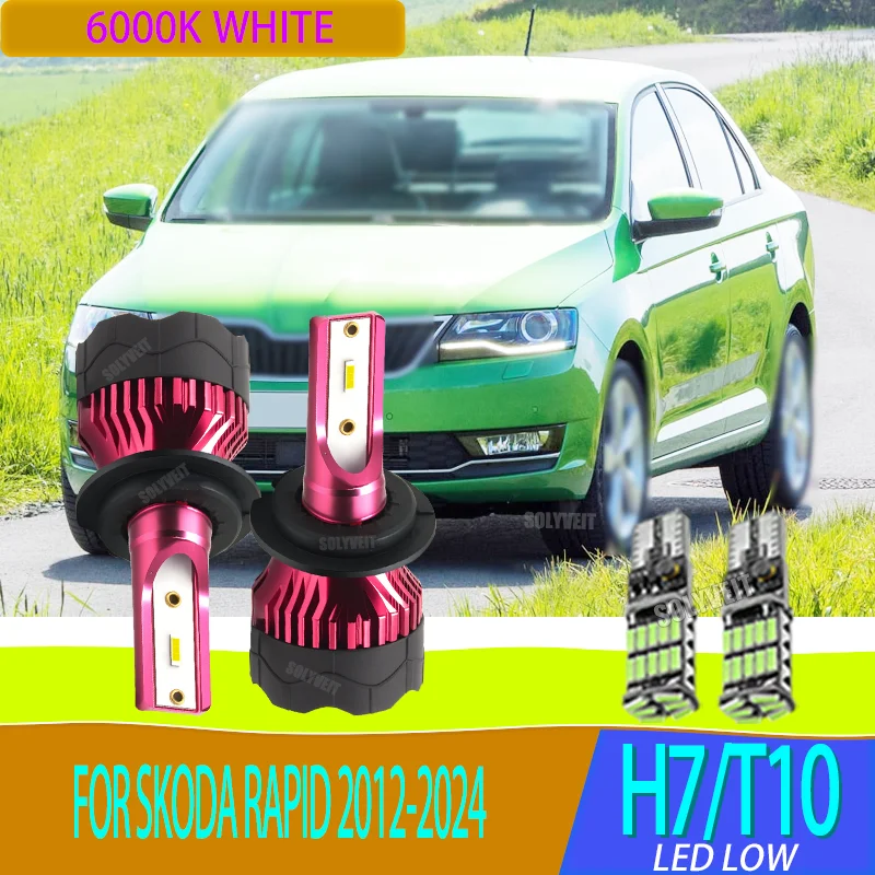 

Stable Light in Any Climate: H7 LED Car Low Beam Bulb For Skoda RAPID 2012 2013 2014 2015 2016 20107 2018 2019 2020 2021-2024