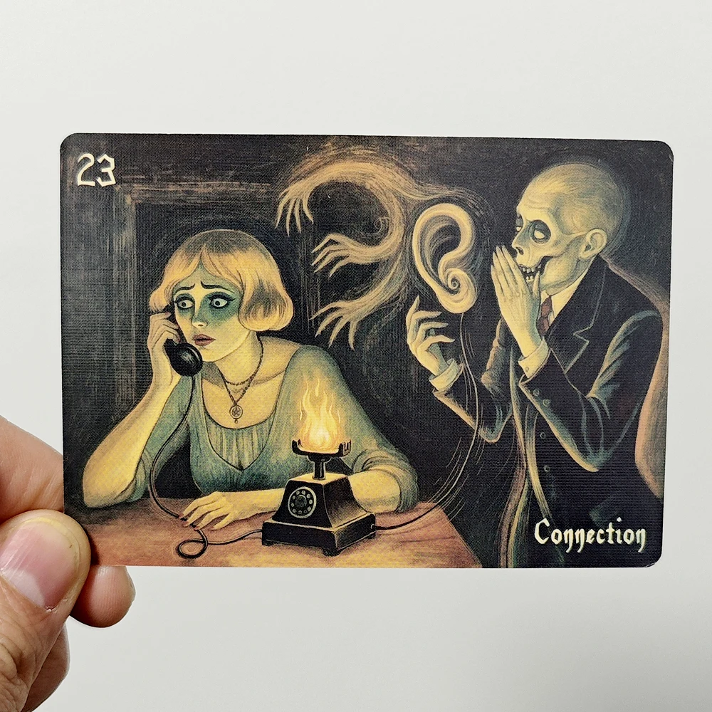 10,5 * 7,5 cm Galeria de Hallucinações de Felix Nacht Oracle 52 Cartões Enigmaticos