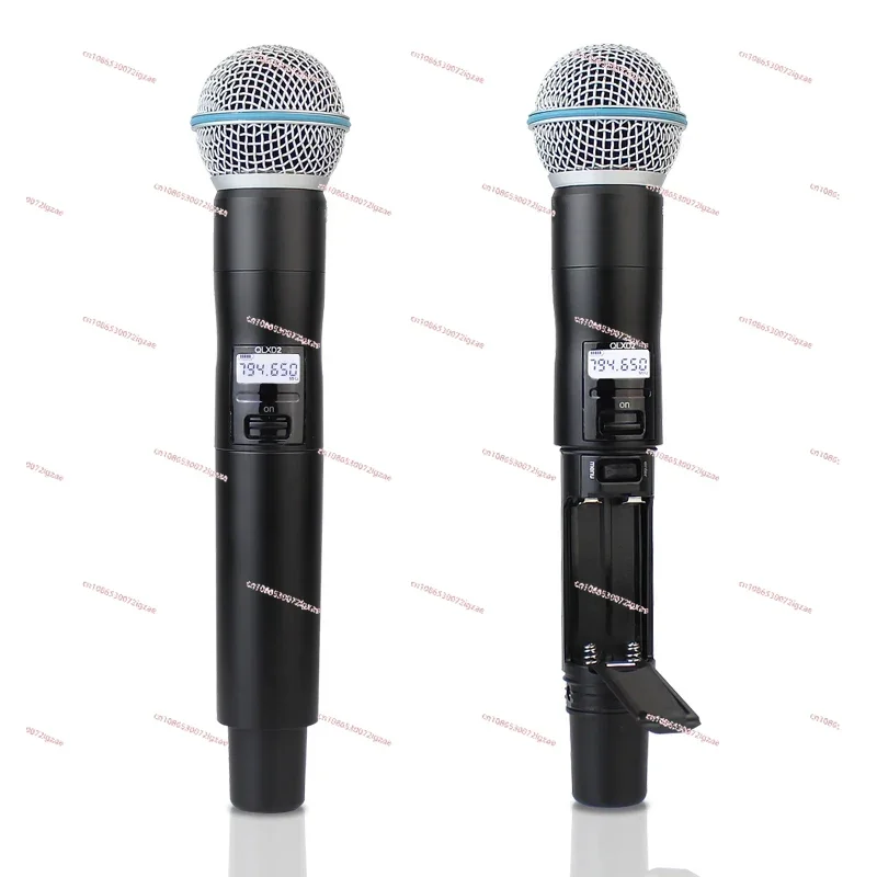QLXD4 High Quality UHF Professional Dual True Diversity Wireless Microphone System Stage Performances Handheld Microphones