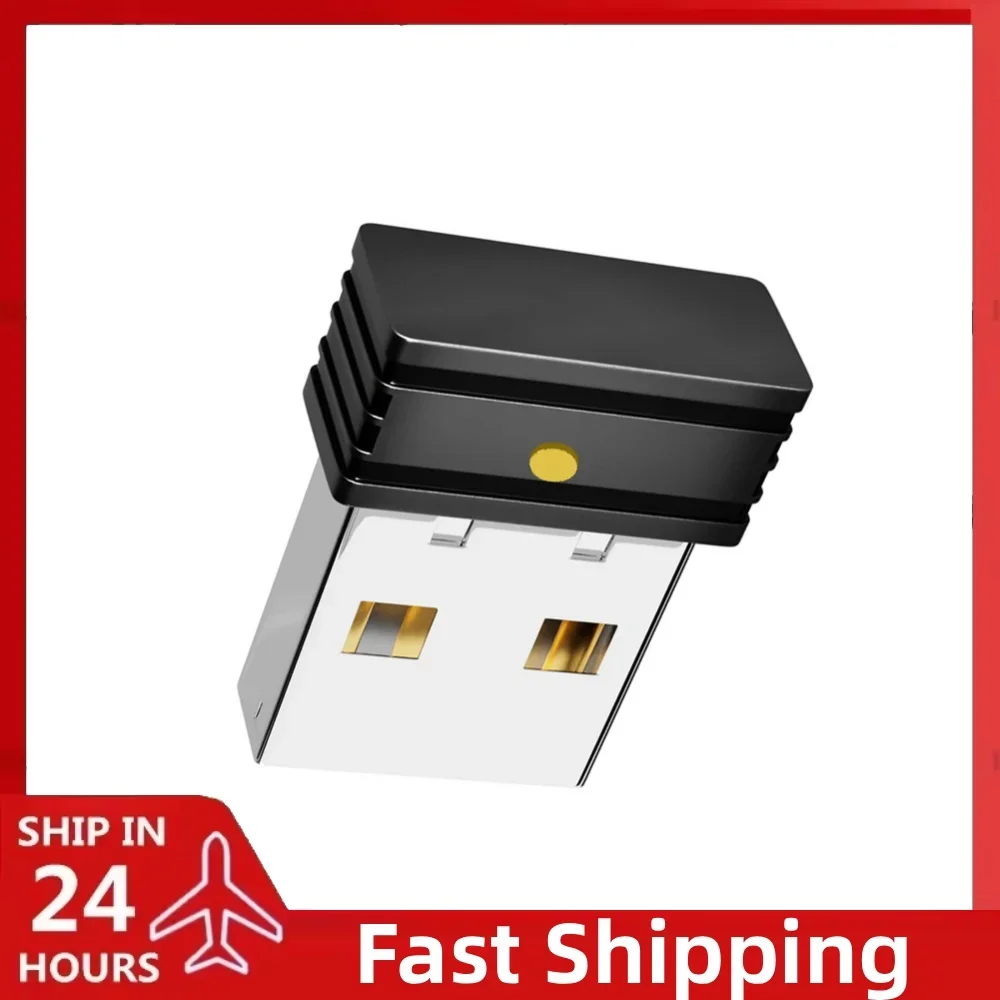 Mini Automatic Mouse Jiggler Plug and Play USB Automatic Move Cursor Keeps Awake with ON/OFF Indicator Light for Laptop Desktop